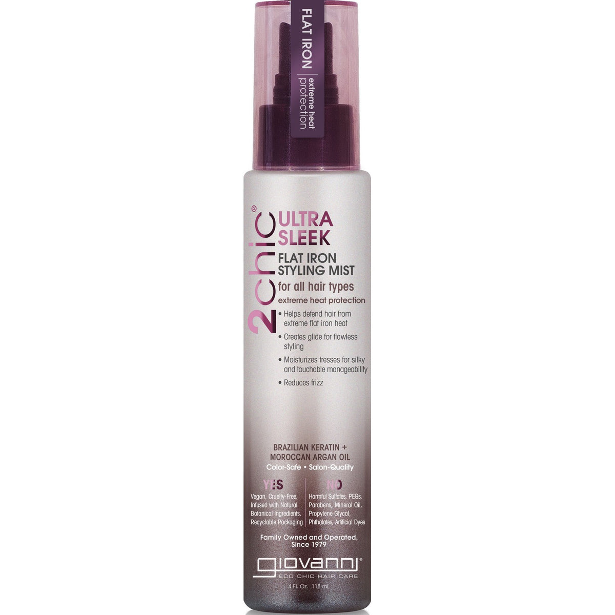 Ultra-Sleek Flat Iron Styling Mist
