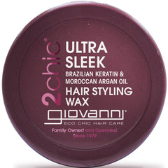 Ultra-Sleek Hair Styling Wax