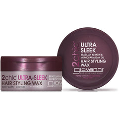 Ultra-Sleek Hair Styling Wax